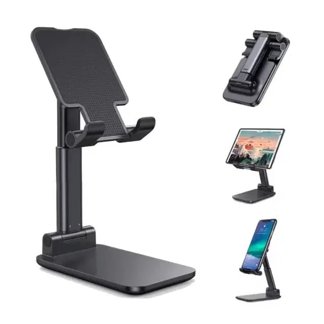 Mobile Desktop Holder,Hands-Free Experience, Black