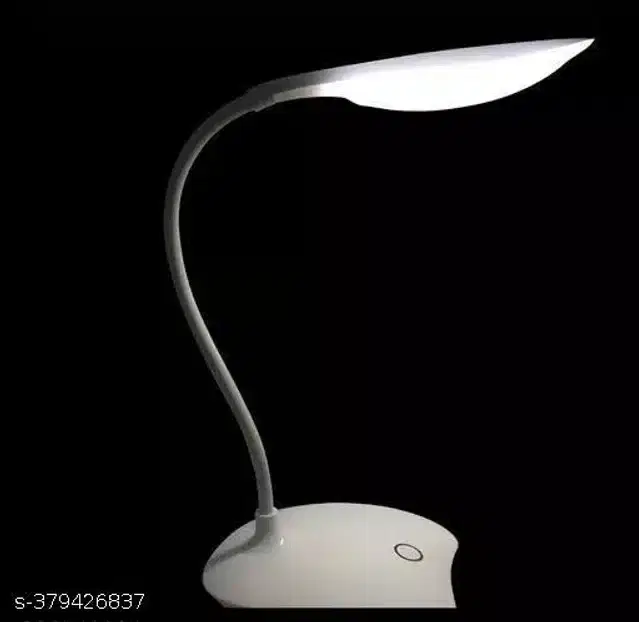 Plastic Table Lamp, White