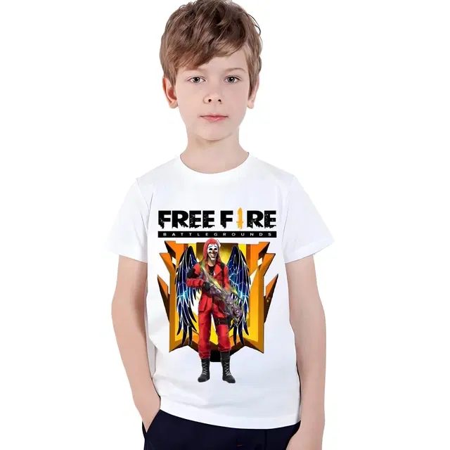 Polyester Printed T-Shirt for Kids
