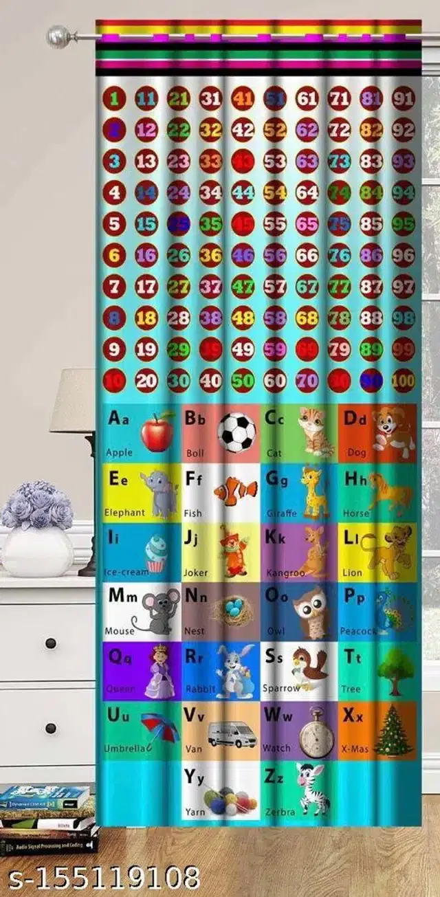 Curtains for Door, Multicolor, 5 Feet