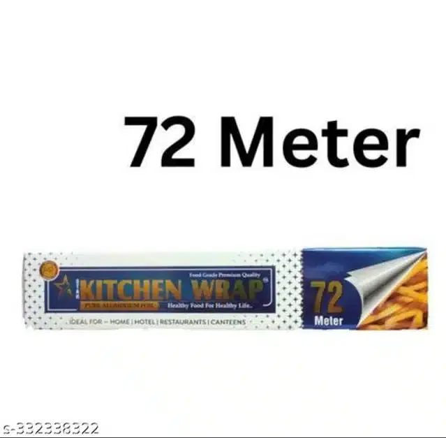 Food Wrapping Aluminium Foil Paper, 72 m