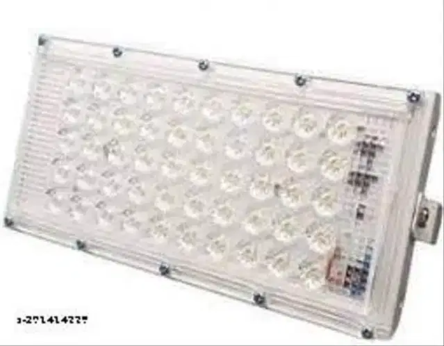 Remote Control Flood Light, White, 50 W