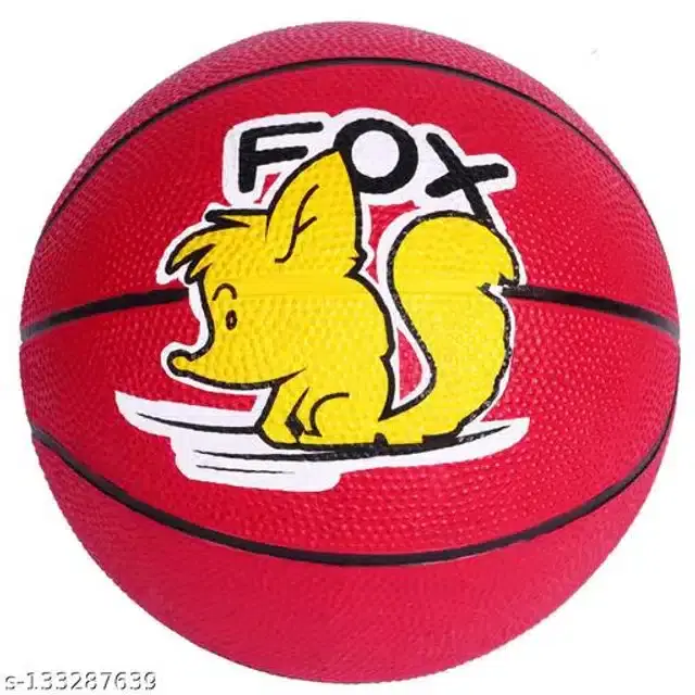 Rubber Basketball for Kids, Size 3, Multicolor