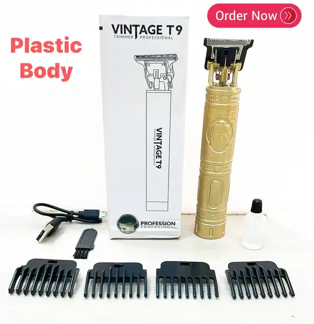 T9 Trimmer for Men, Gold