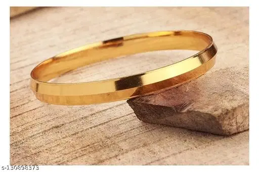 Gold Plated Kada Bracelet for Men