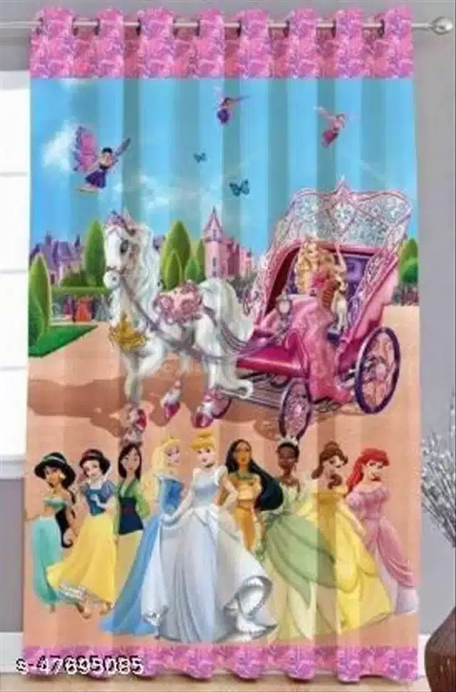 Curtains for Window, Pink, 5 feet