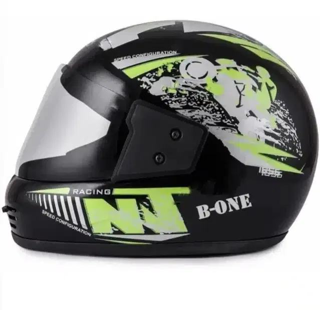 Full Face Bike Helmet for Men & Women, Black, M