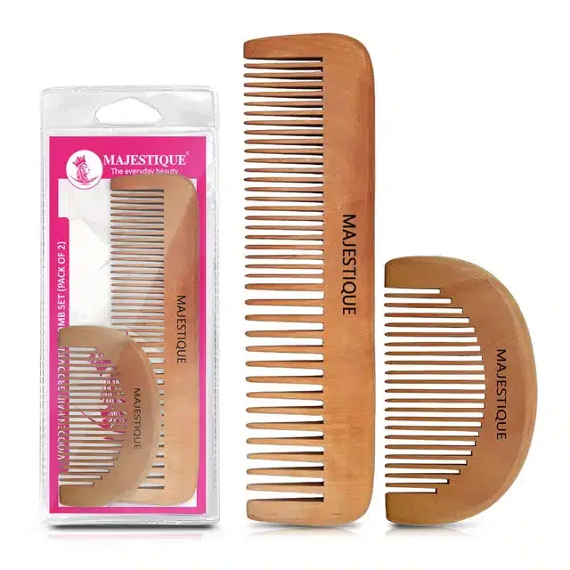 Hair Grooming Comb Set, Multicolor, Set of 2