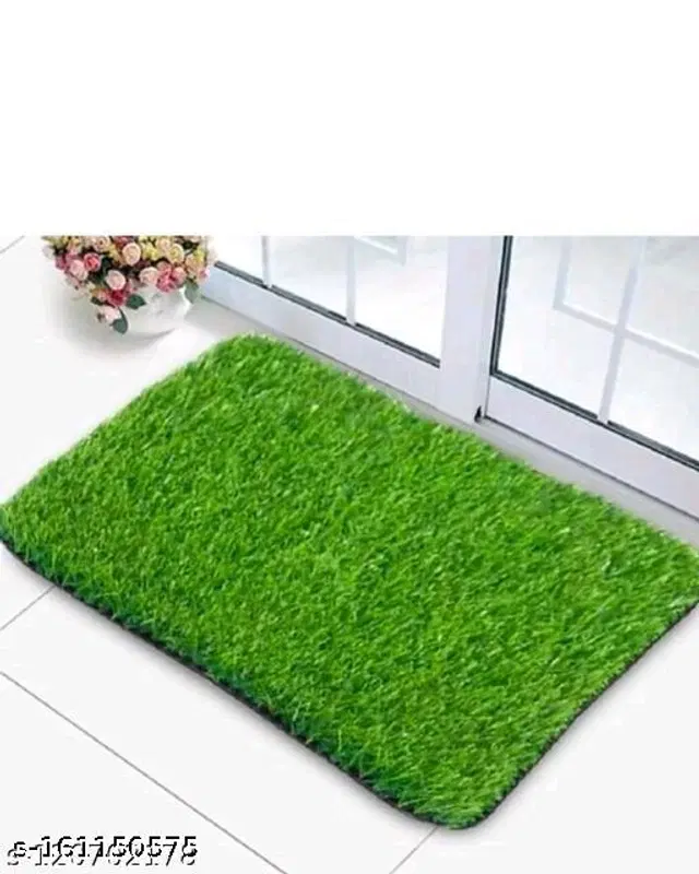 Artificial Grass Doormat, Green, 16x24 inches