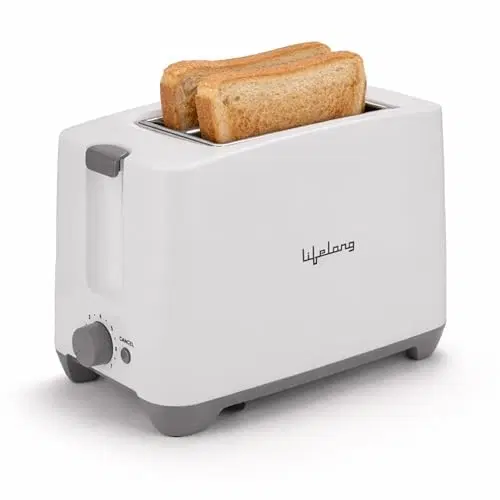 Lifelong 2-Slice Pop-Up Toaster, White (llpt09)