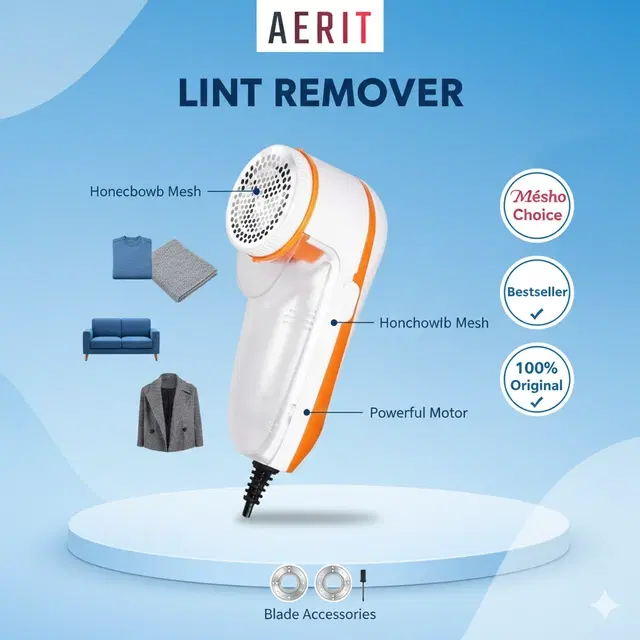 Lint Remover For Clothes ,Multicolour,(Pack Of 1)