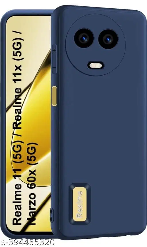 Silicone Mobile Cover for Realme 11 5g /Realme 11X 5g / Realme Narzo 60X, Multicolor