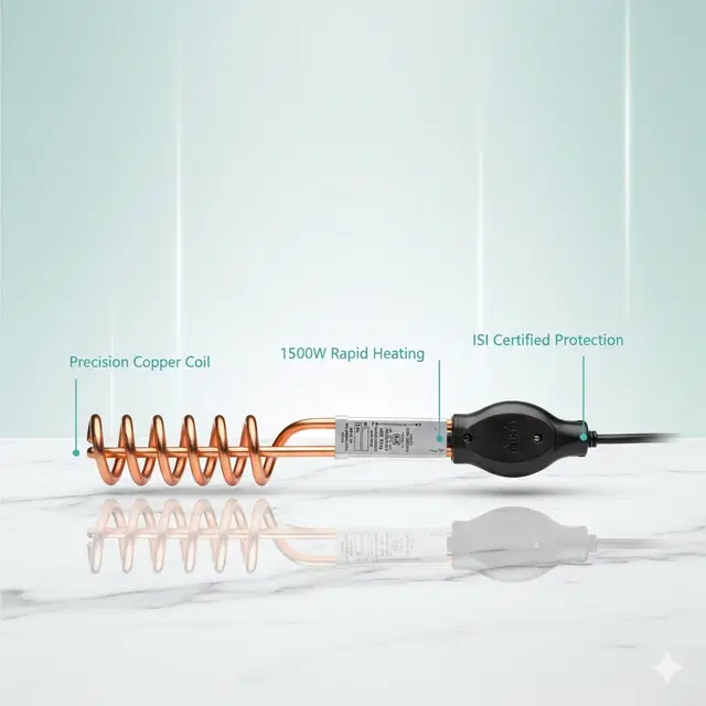 Copper Immersion Rod ,Multicolour, 1500 Watts