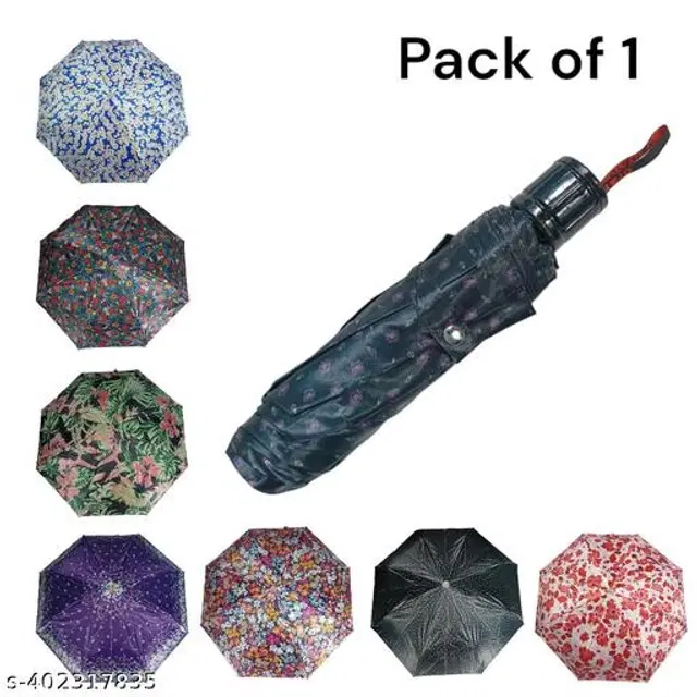 Polyester Foldable Umbrella, Assorted, Pack of 1