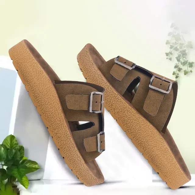 Sliders For Men, Beige (7)