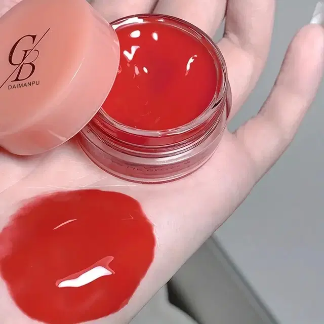 Gegebear Lip Balm for Women, Red