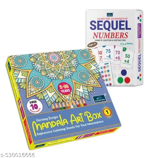 Harmony Mandala Box Part 1 + Learning the Technique of Sequel Numbers – Boost math skills and creativity with this fun and mindful learning combo for kids!