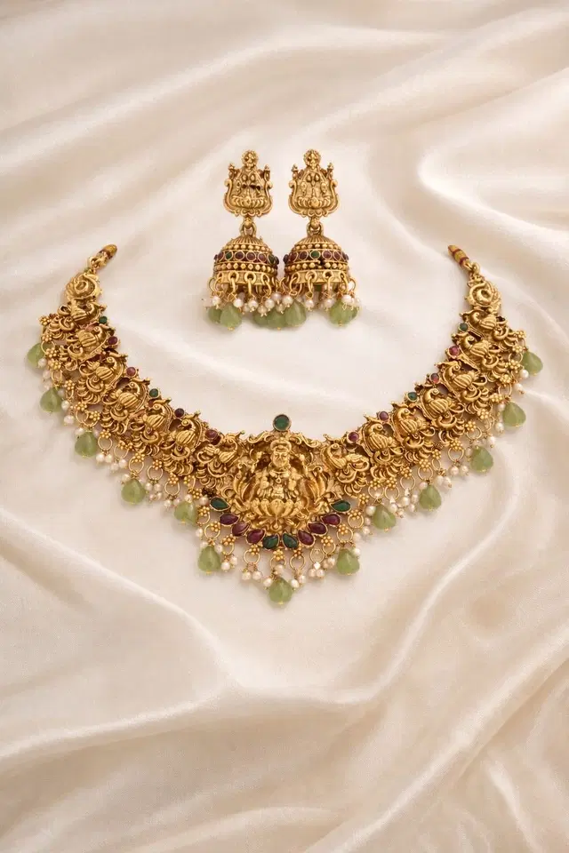 Zircon Gold-plated Jewellery Set for Women (Copper, Free Size)