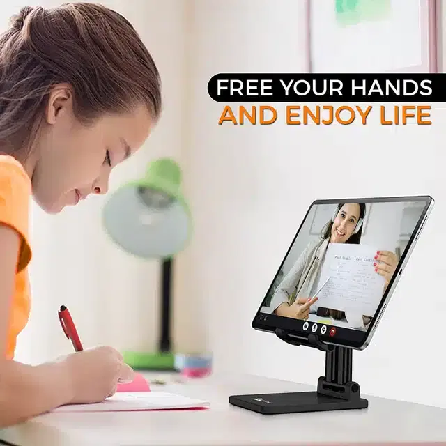 Plastic Tabletop Mobile Stand, Multicolor