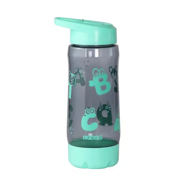 Plastic Water Bottle For Kids ,Multicolour ,(600ML) , Pack Of 2