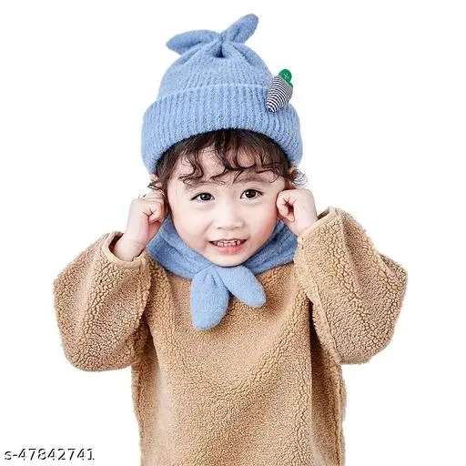 Woolen Cap for Kids (Multicolor)