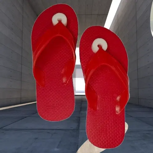 Flipflops for Men (Red, 6)