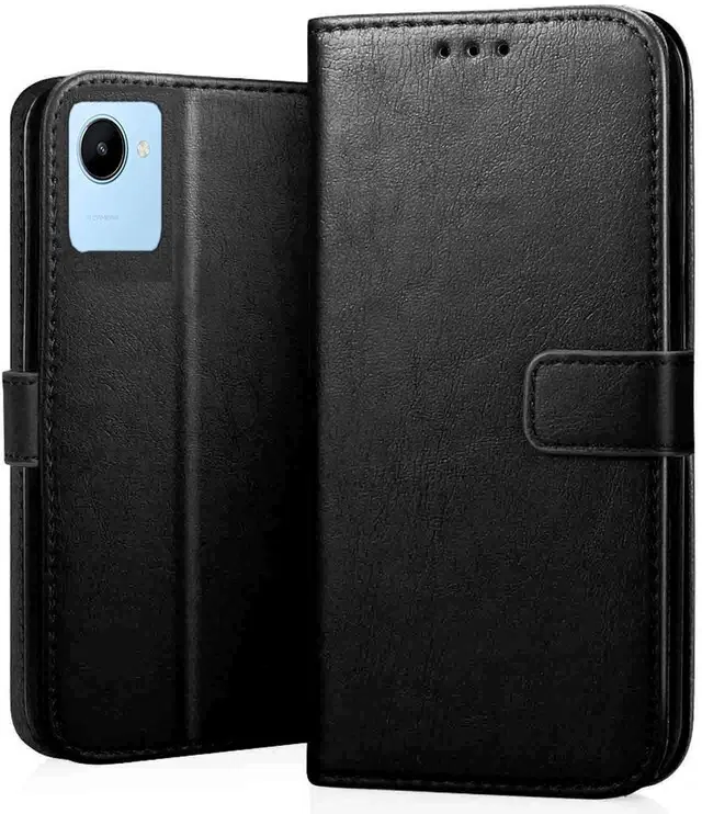 Flip Mobile Cover for Realme C30, Multicolor