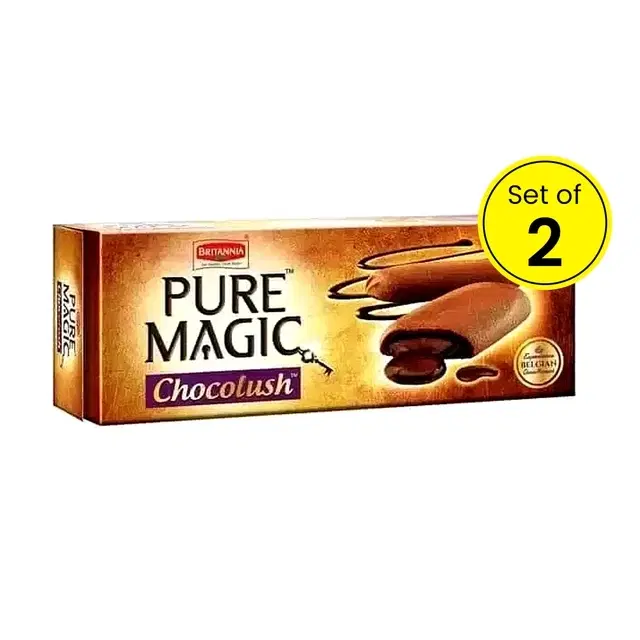 Britannia Pure Magic Chocolush, 2x69 g (Pack of 2)