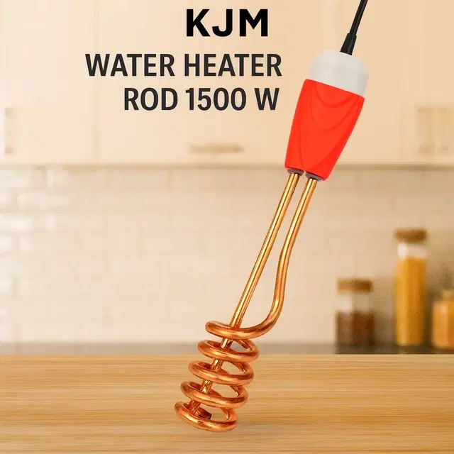 KJM Water Heater Rod 1500 W Immersion Rod Waterproof Shockproof, Pack of 1