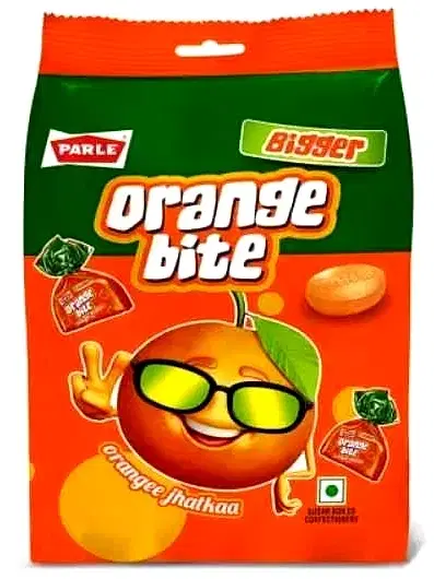 Parle Orange Bite Candy 214.5 g