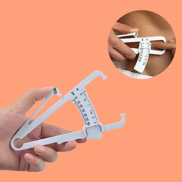 Lightweight Eco-Friendly Body Fat Measuring Caliper, Multicolor, Pack of 1