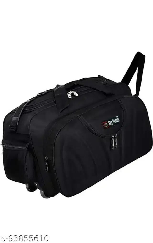 Polyester Duffel Bags, Black