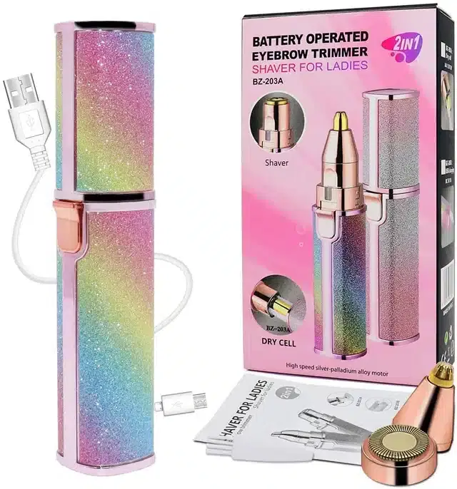 Portable Eyebrow Trimmer for Women, Multicolor