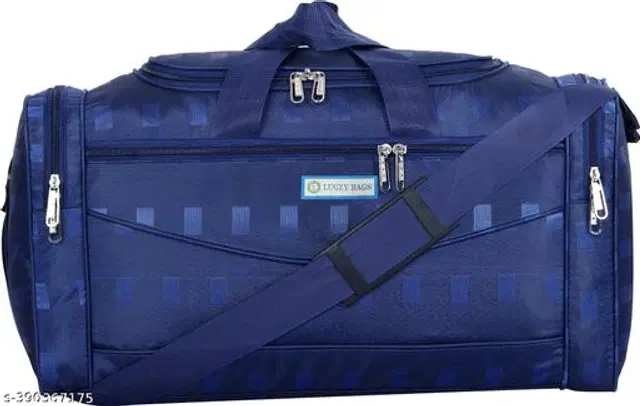 Polyester Duffel Bags, Blue