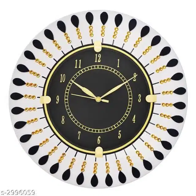 Wooden Wall Clock, Multicolor