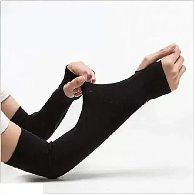 Arm Sleeves for Men, Set of 1 (Black)