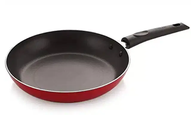 Non Stick Fry Pan, Red, 18 cm