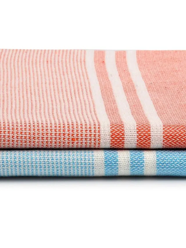 Cotton High Absorbent Bath Towels, Multicolor, Pack of 2