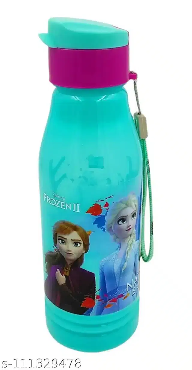 Plastic Water Bottle, Green, 600 ml
