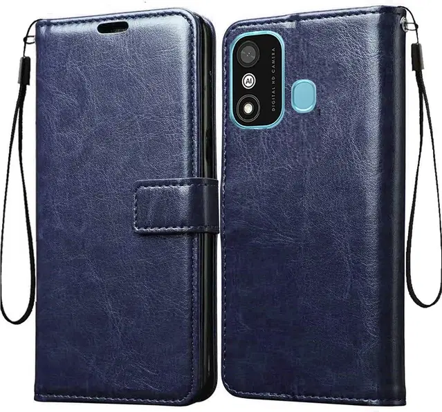 Flip Mobile Cover for Itel A27, Multicolor