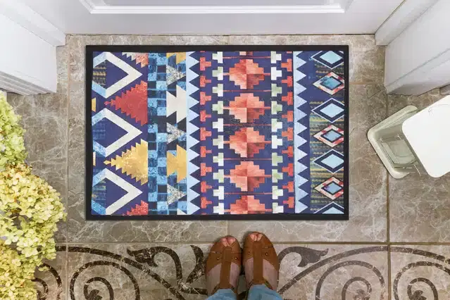 Anti Slip Doormat, Multicolor, 16x24 Inches