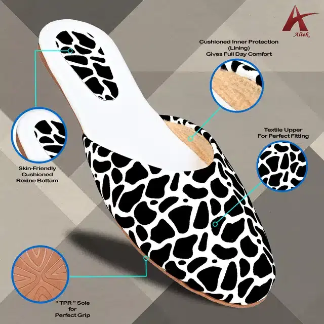 Mules for Women (White, 3)