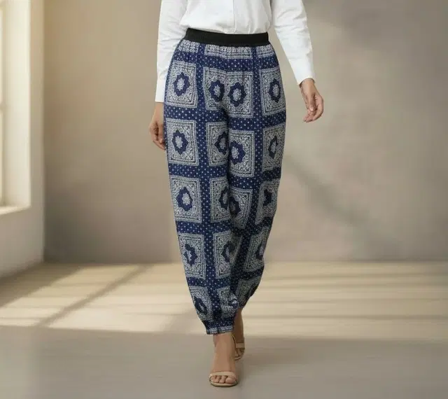 Synthetic Pant for Girls, Multicolour (Free Size)