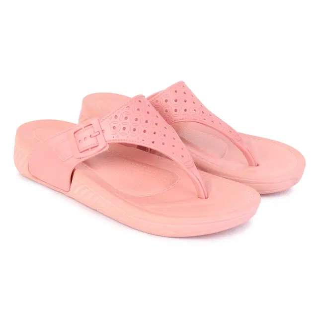 Flipflops for Women (Peach, 6)