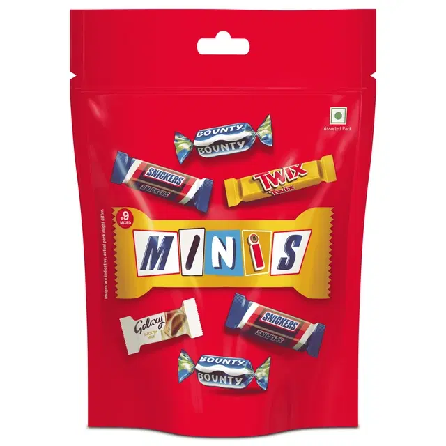 Snickers Mixed Minis Assorted Chocolate Pack 103.5 g