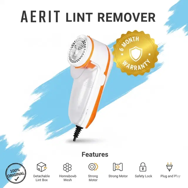 Lint Remover For Clothes ,Multicolour,(Pack Of 1)