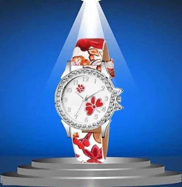 Analog Watch For Womens (Red) (WS-1)