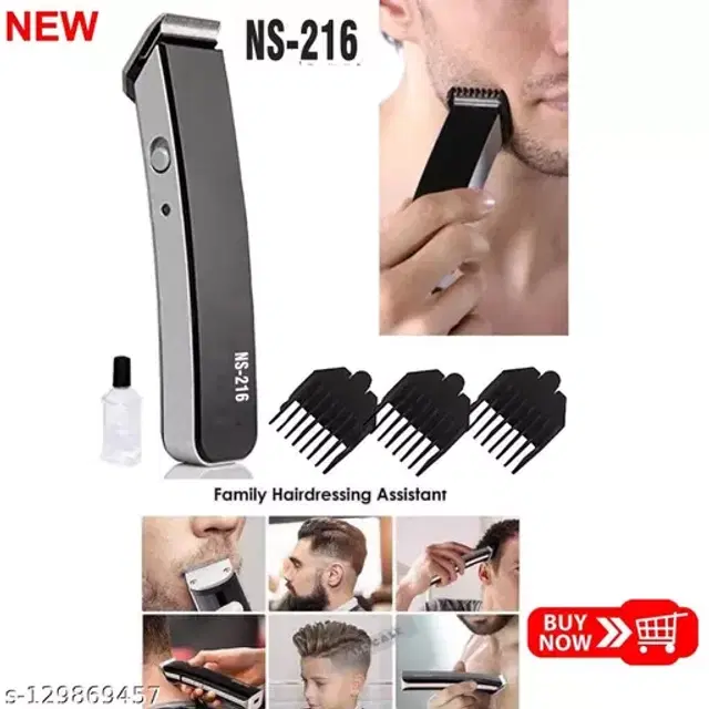 Cordless Rechargeable Professional Trimmer for Men, Multicolor