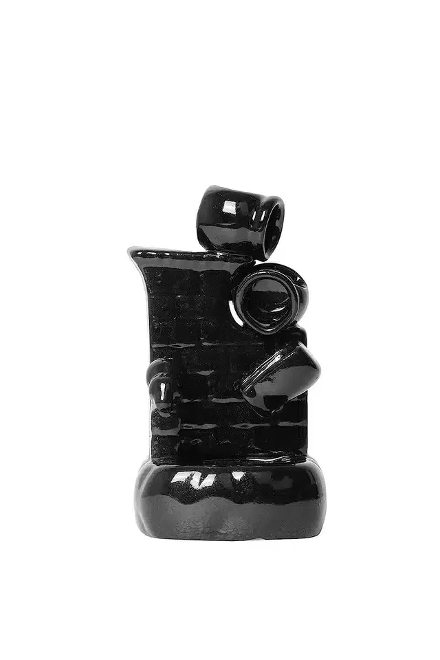 Handcrafted Polyresin Backflow Incense Holder, Multicolor