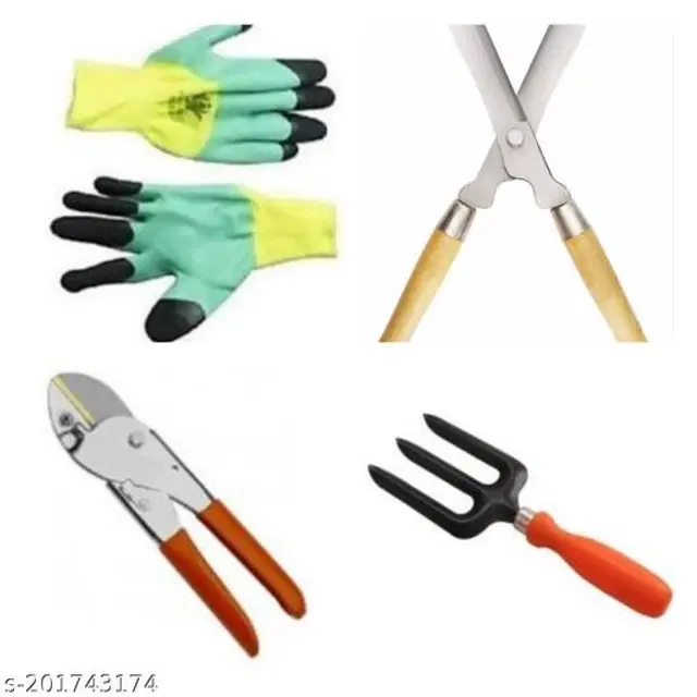 Gardening Tools Set, Multicolor, Set of 4